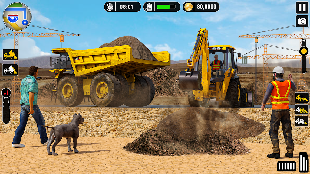 Real Snow Excavator - JCB screenshot 2