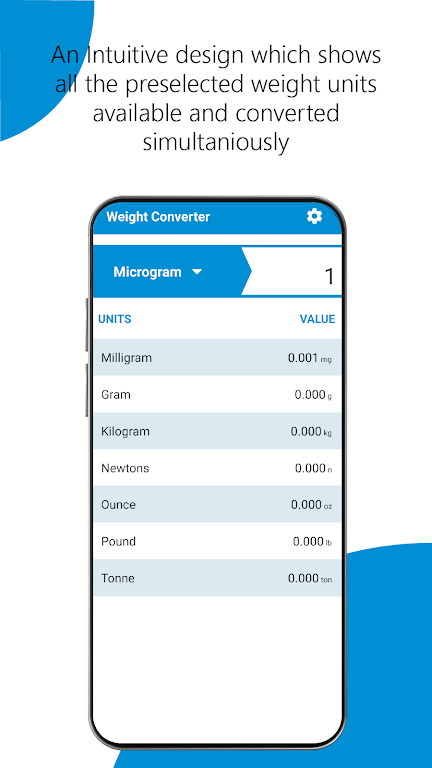 Weight Converter - kg to lbs screenshot 2