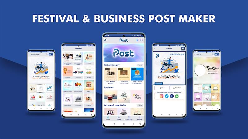 IPost Festival Post Maker App screenshot 1