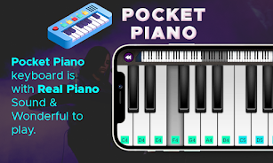 Pocket piano : piano keyboard screenshot 3