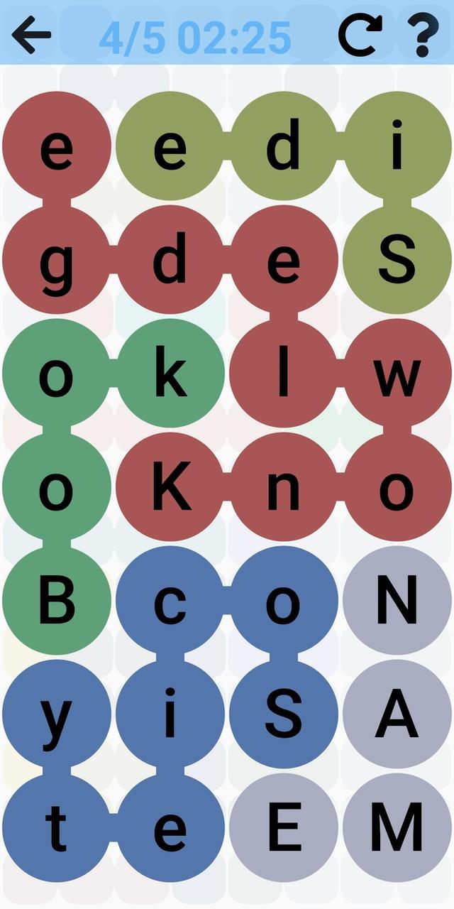 Snaking Word Search Puzzles screenshot 2