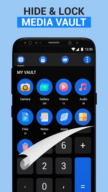 Calculator Lock: Media Vault screenshot 3