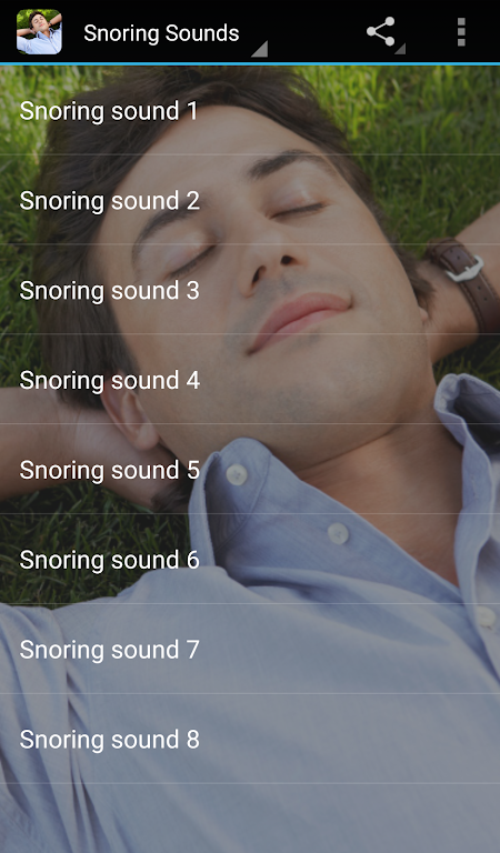 Snoring Sounds screenshot 1