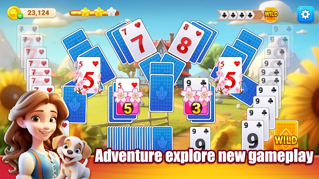 Solitaire TriPeaks Dress Up screenshot 1