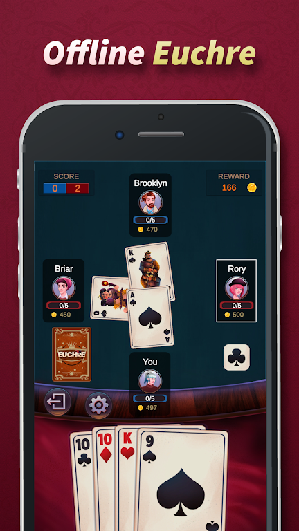 Euchre - Classic Card Game screenshot 1