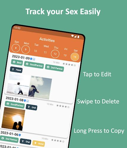 RocksX - Sex Tracker &AI Coach screenshot 1