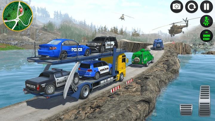 Police Transporter Truck Games screenshot 5