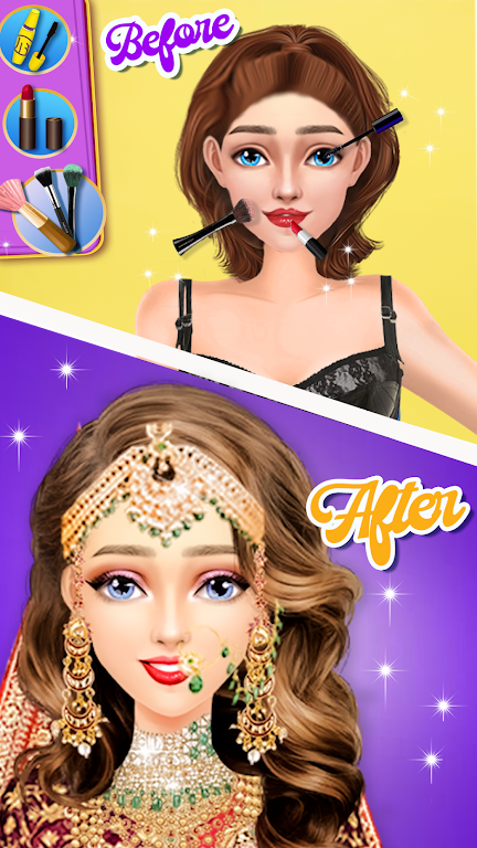 Stylist Wedding Makeup Games screenshot 2