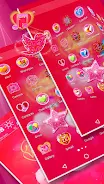 Valentine Day Launcher Theme screenshot 3