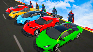 Superhero Car Stunt: Car Games screenshot 1