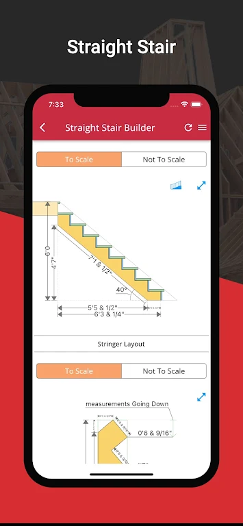 RedX Stairs - 3D Calculator screenshot 2