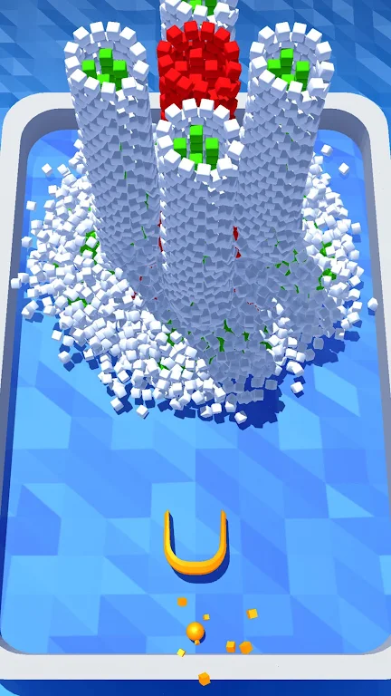 Collect Cubes - ASMR Puzzle screenshot 1