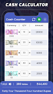 Cash counter - Counting money screenshot 1