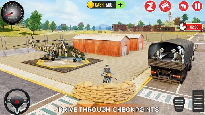 Army Car Games Truck Driving screenshot 4