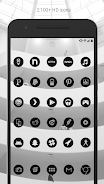 Dark Void - Black Circle Icons screenshot 2