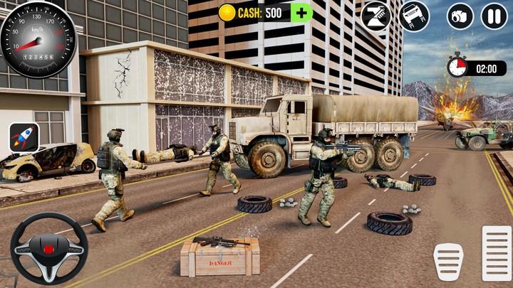 Army Car Games Truck Driving screenshot 1