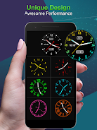 Clock Live Wallpaper: Analog screenshot 4