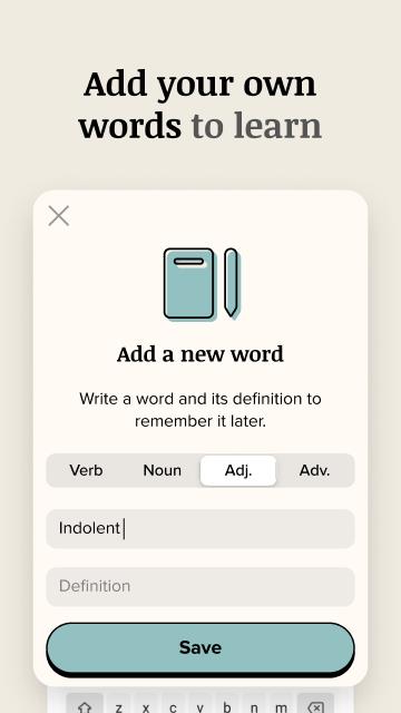 Vocabulary screenshot 5