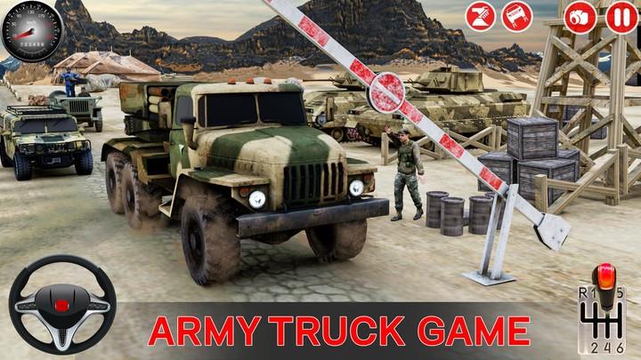 Army Car Games Truck Driving screenshot 2