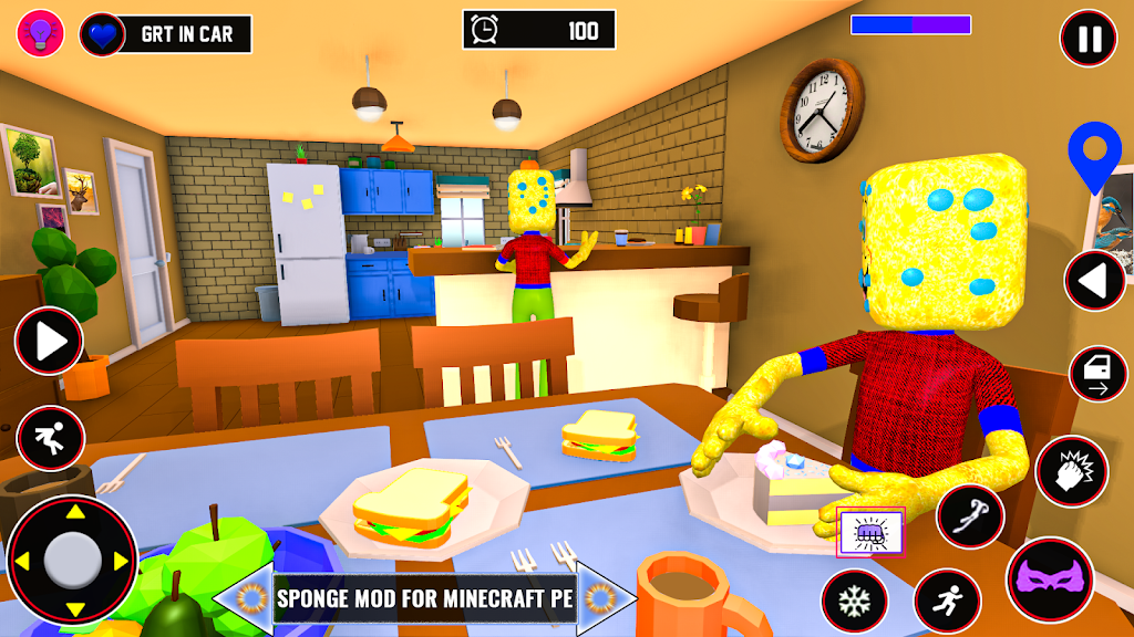 Sponge Boy Adventure Hero Game screenshot 1