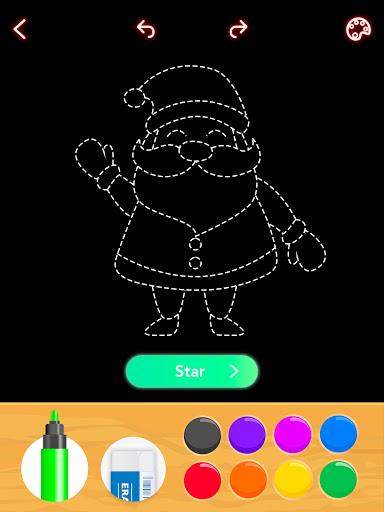 Draw Glow Christmas 2023 screenshot 11