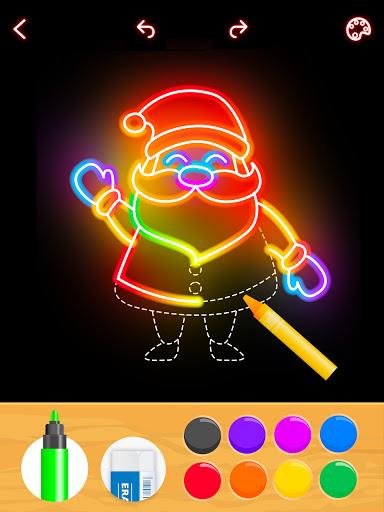 Draw Glow Christmas 2023 screenshot 9