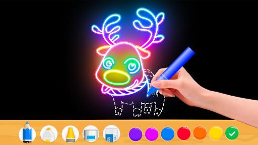 Draw Glow Christmas 2023 screenshot 5