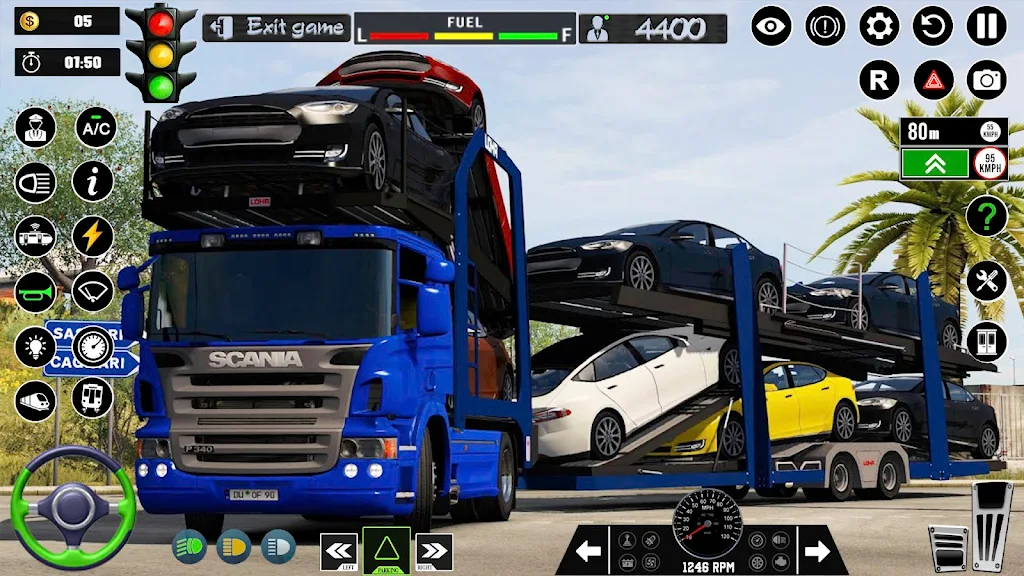 US Car Transport Simulator 3D screenshot 4