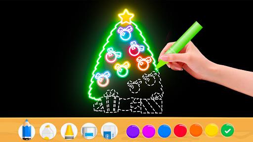 Draw Glow Christmas 2023 screenshot 7