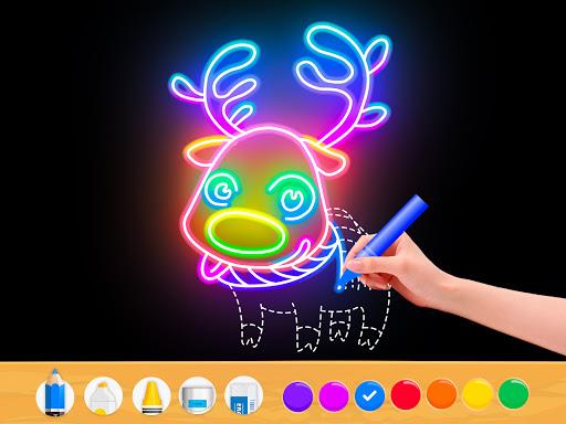 Draw Glow Christmas 2023 screenshot 12