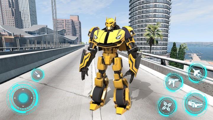 Robot War: Car Transform Game screenshot 1