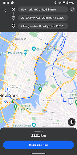 Fake Route ( Mock Location ) screenshot 3