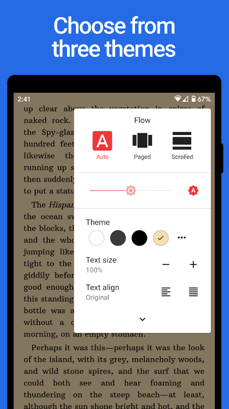 Lithium EPUB Reader screenshot 1