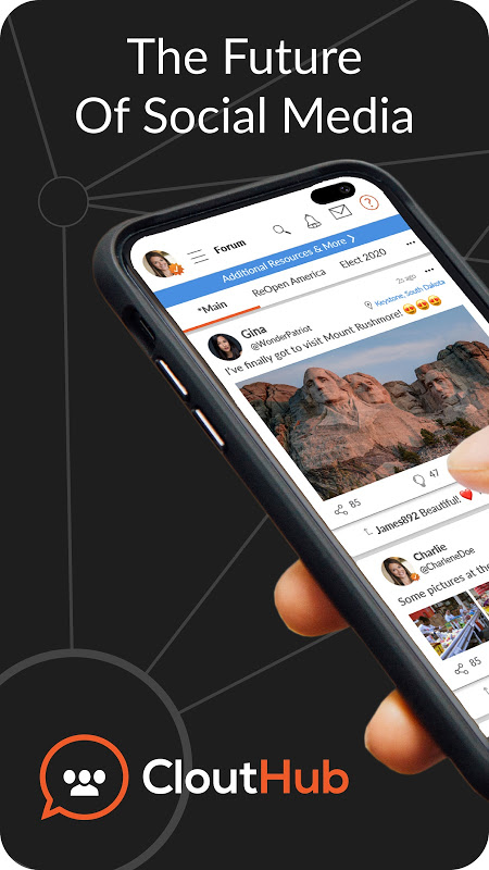 CloutHub: Social Media Done Right screenshot 2