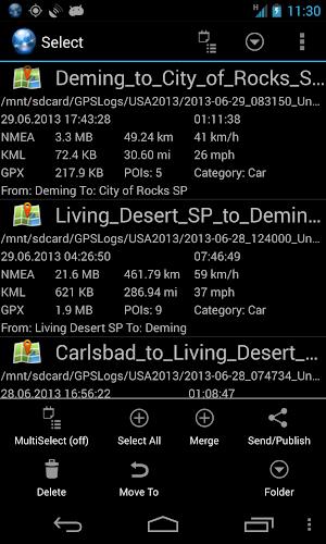 Ultra GPS Logger Lite screenshot 7