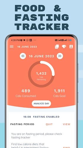 Food Tracker & Fasting Tracker screenshot 1