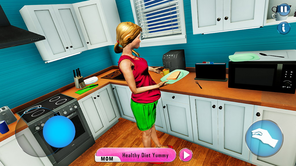 Pregnant Mom Baby Care Sim screenshot 2