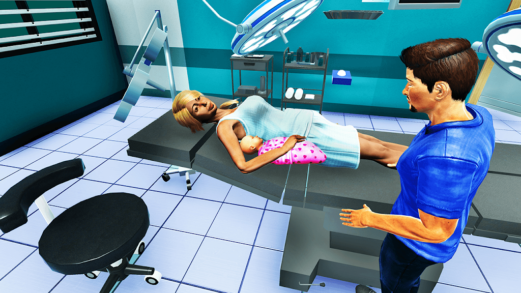 Pregnant Mom Baby Care Sim screenshot 1