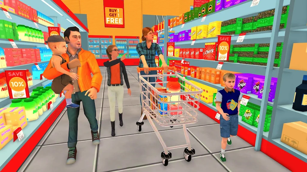 Virtual Family Mom Babysitting screenshot 2