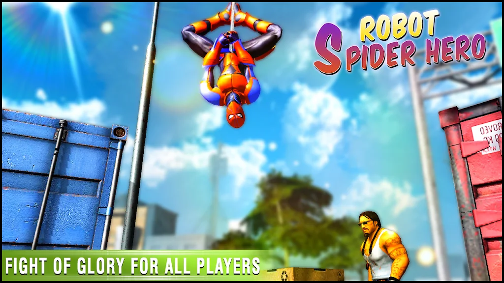 Robot Spider Hero Fighter Game screenshot 2