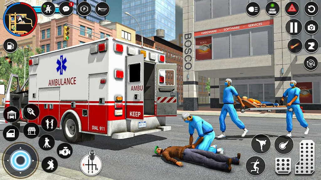 Ambulance Rescue Doctor Games screenshot 1