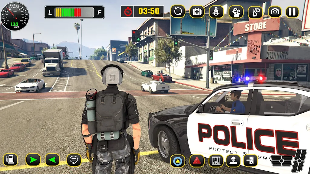 Police Car Chase: Thief Chase screenshot 2