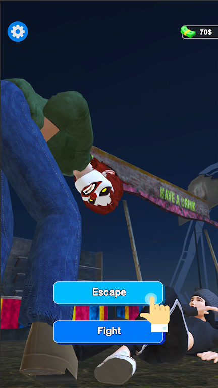 Killer Clown 3D : Scary Game screenshot 2