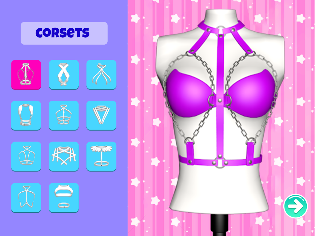 Bikini DIY: Bra Bikini Games screenshot 4