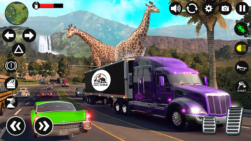 Zoo Animal: Truck Driving Game screenshot 2