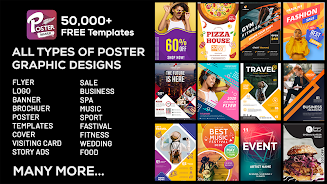 Poster Maker, Flyer, Banner Ma screenshot 1