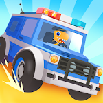 Dinosaur Police Car kids Games APK