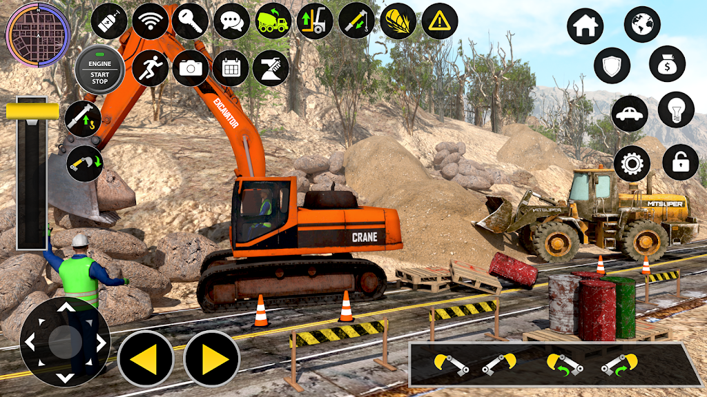 Construction Excavator Game 3D screenshot 4