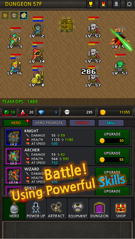 Grow Heroes - Idle Rpg screenshot 3