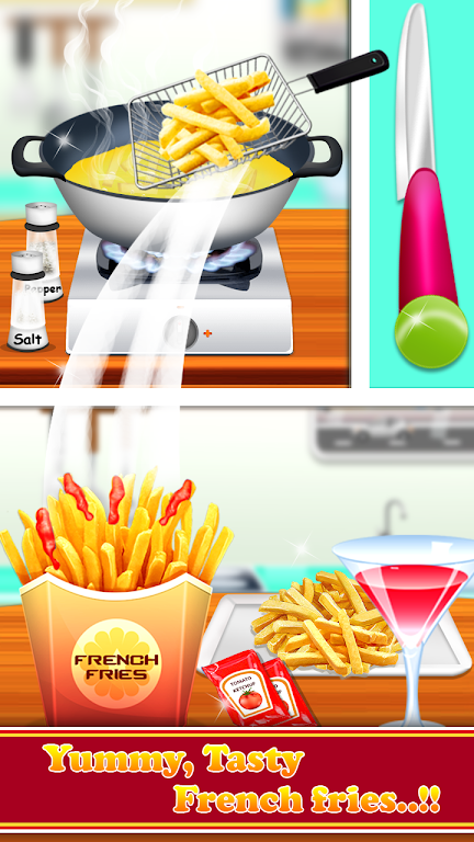 Street Food Chef Cooking Game screenshot 2